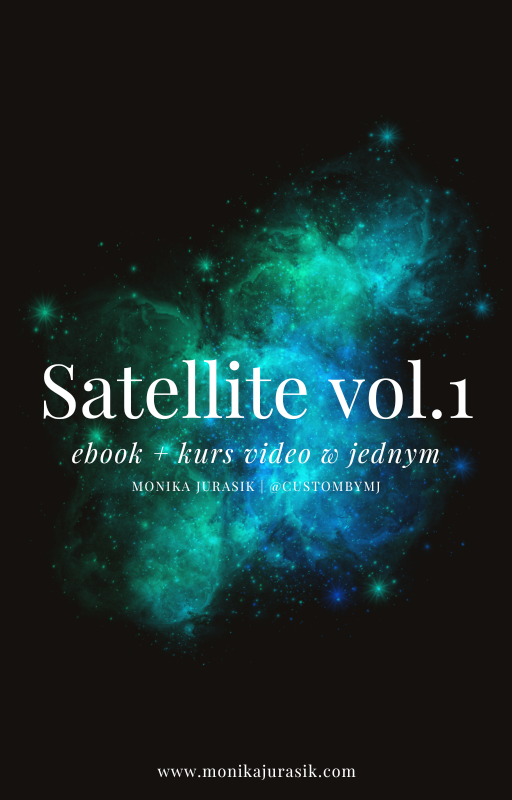 SATELLITE VOL. 1 - kurs malowania nocnego nieba na jeansie - obrazek 3
