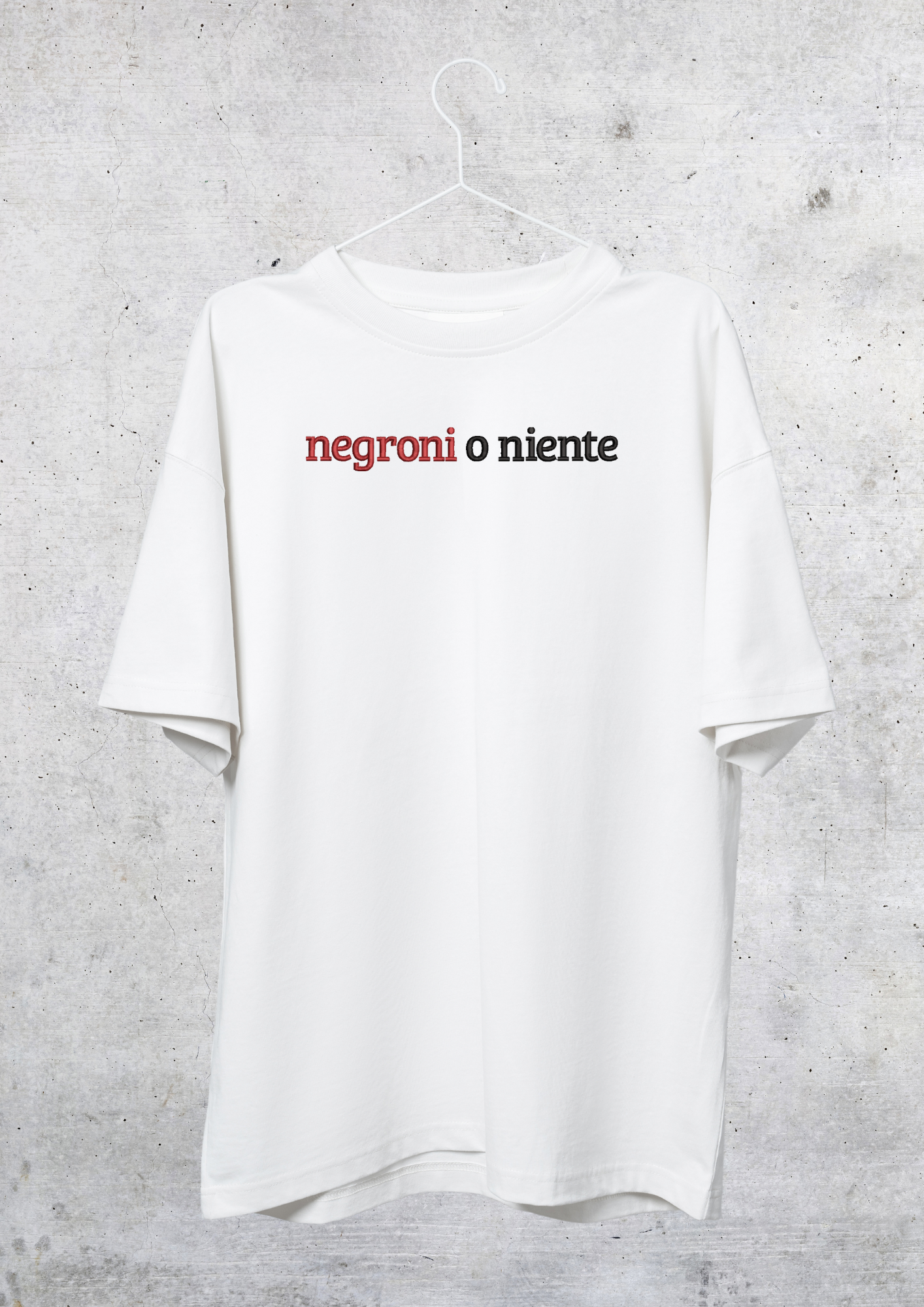 TSHIRT OVERSIZE - NEGRONI O NIENTE