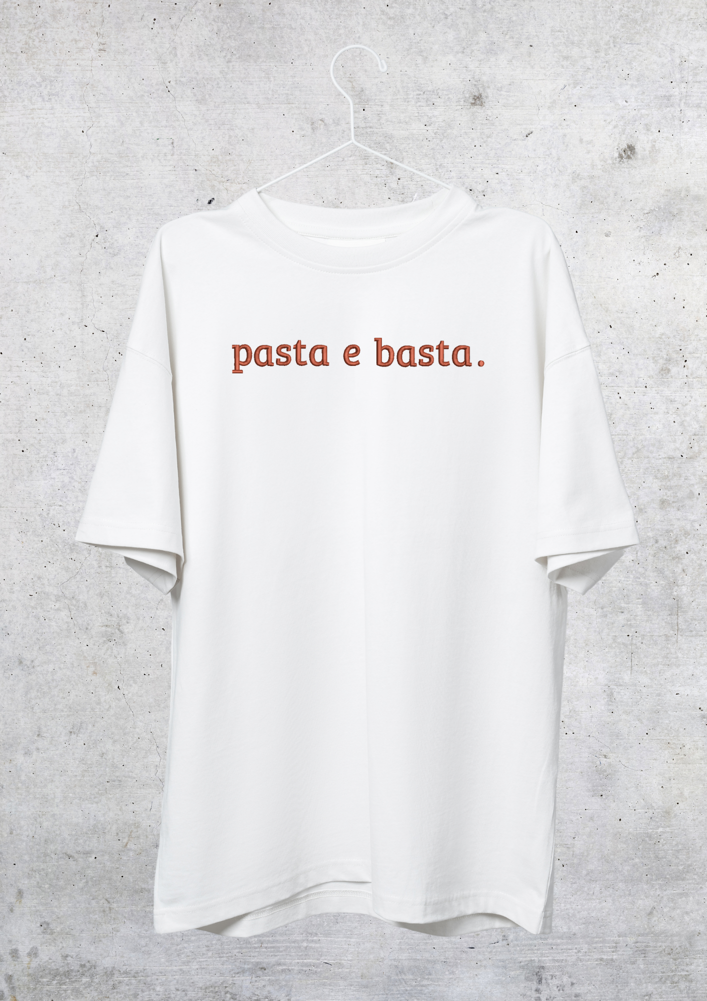 TSHIRT OVERSIZE - PASTA E BASTA